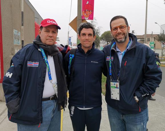 Felipe Vicini, presidente de Creso, junto a Manuel Antuña y Manuel Luna, de Creso.